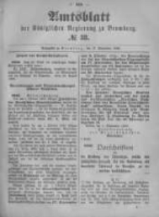 Amtsblatt der K&ouml;niglichen Preussischen Regierung zu Bromberg. 1896.09.17 No.38