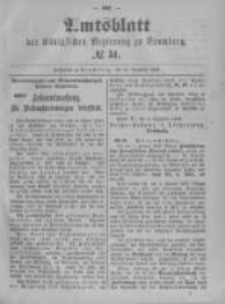 Amtsblatt der K&ouml;niglichen Preussischen Regierung zu Bromberg. 1896.12.17 No.51