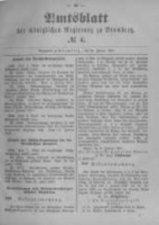 Amtsblatt der Königlichen Preussischen Regierung zu Bromberg. 1897.01.28 No.4