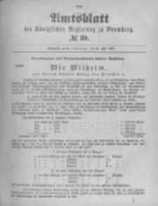 Amtsblatt der Königlichen Preussischen Regierung zu Bromberg. 1897.07.29 No.30