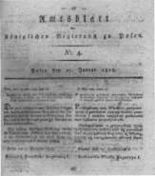 Amtsblatt der Königlichen Regierung zu Posen. 1818.01.27 Nro.4