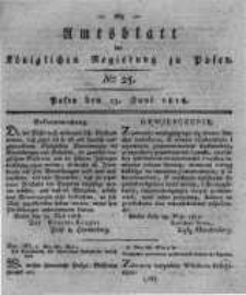 Amtsblatt der Königlichen Regierung zu Posen. 1818.06.23 Nro.25