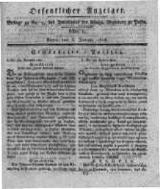 Oeffentlicher Anzeiger. 1818.01.06 Nro.1