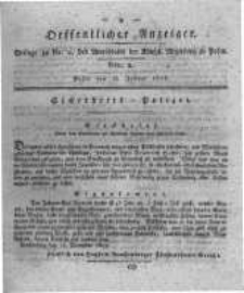 Oeffentlicher Anzeiger. 1818.01.13 Nro.2