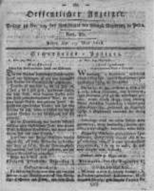 Oeffentlicher Anzeiger. 1818.05.19 Nro.20