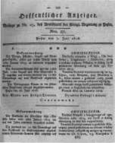 Oeffentlicher Anzeiger. 1818.07.07 Nro.27