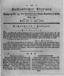 Oeffentlicher Anzeiger. 1818.07.21 Nro.29