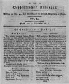 Oeffentlicher Anzeiger. 1818.11.03 Nro.44