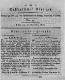 Oeffentlicher Anzeiger. 1818.11.10 Nro.45