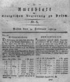 Amtsblatt der Königlichen Regierung zu Posen. 1819.02.09 Nro.6