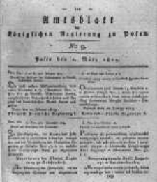 Amtsblatt der Königlichen Regierung zu Posen. 1819.03.02 Nro.9