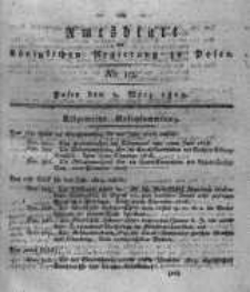 Amtsblatt der Königlichen Regierung zu Posen. 1819.03.09 Nro.10