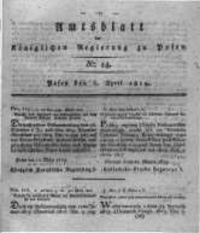 Amtsblatt der Königlichen Regierung zu Posen. 1819.04.06 Nro.13