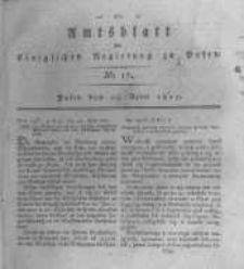 Amtsblatt der Königlichen Regierung zu Posen. 1819.04.27 Nro.17