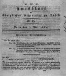 Amtsblatt der Königlichen Regierung zu Posen. 1819.06.01 Nro.23