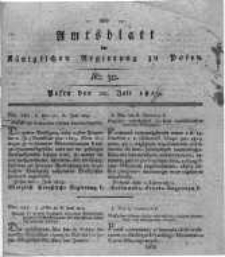 Amtsblatt der Königlichen Regierung zu Posen. 1819.07.20 Nro.30