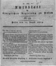 Amtsblatt der Königlichen Regierung zu Posen. 1819.08.10 Nro.33