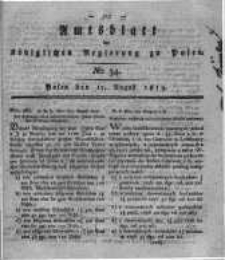 Amtsblatt der Königlichen Regierung zu Posen. 1819.08.17 Nro.34