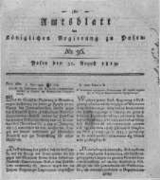 Amtsblatt der Königlichen Regierung zu Posen. 1819.08.31 Nro.36