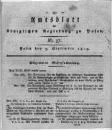 Amtsblatt der Königlichen Regierung zu Posen. 1819.09.07 Nro.37