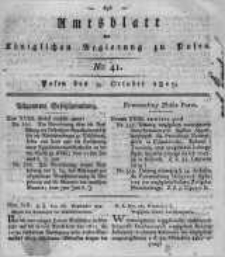 Amtsblatt der Königlichen Regierung zu Posen. 1819.10.05 Nro.41