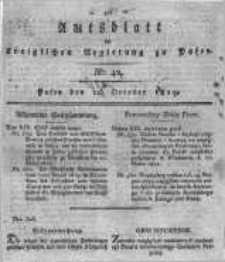 Amtsblatt der Königlichen Regierung zu Posen. 1819.10.12 Nro.42