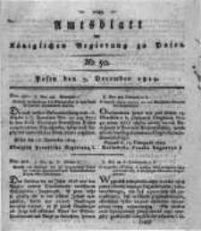 Amtsblatt der K&ouml;niglichen Regierung zu Posen. 1819.12.07 Nro.50