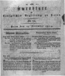 Amtsblatt der Königlichen Regierung zu Posen. 1819.12.14 Nro.51