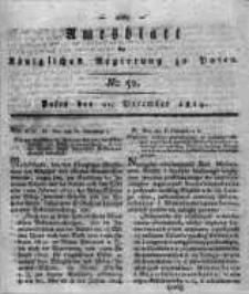 Amtsblatt der Königlichen Regierung zu Posen. 1819.12.21 Nro.52