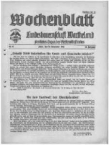 Wochenblatt der Landesbauernschaft Wartheland: amtliches Organ des Reichsnährstandes. 1940.11.16 Jg.38 nr43