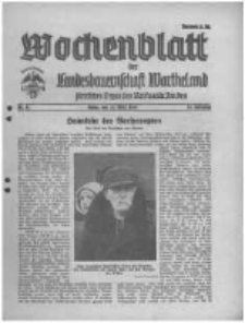 Wochenblatt der Landesbauernschaft Wartheland: amtliches Organ des Reichsnährstandes. 1941.03.22 Jg.39 nr12