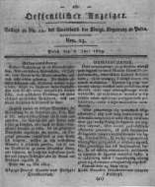 Oeffentlicher Anzeiger. 1819.06.08 Nro.23