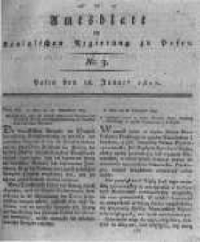 Amtsblatt der Königlichen Regierung zu Posen. 1820.01.18 Nro.3
