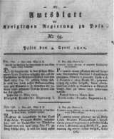 Amtsblatt der Königlichen Regierung zu Posen. 1820.04.04 Nro.14