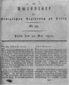 Amtsblatt der Königlichen Regierung zu Posen. 1820.05.30 Nro.22