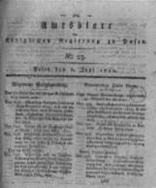 Amtsblatt der Königlichen Regierung zu Posen. 1820.06.06 Nro.23