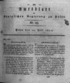 Amtsblatt der Königlichen Regierung zu Posen. 1820.07.11 Nro.28