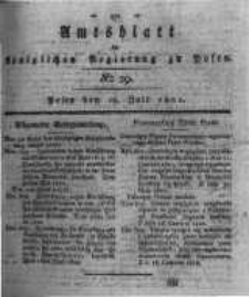 Amtsblatt der K&ouml;niglichen Regierung zu Posen. 1820.07.18 Nro.29