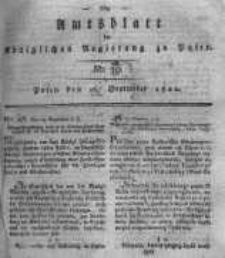 Amtsblatt der Königlichen Regierung zu Posen. 1820.09.26 Nro.39