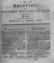Amtsblatt der Königlichen Regierung zu Posen. 1820.10.03 Nro.40