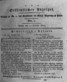 Oeffentlicher Anzeiger. 1820.01.11 Nro.2