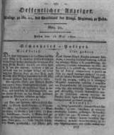 Oeffentlicher Anzeiger. 1820.05.16 Nro.20