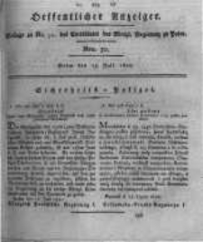 Oeffentlicher Anzeiger. 1820.07.25 Nro.30