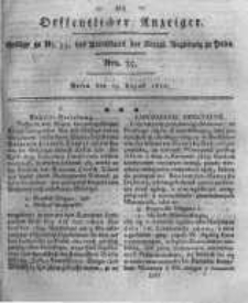 Oeffentlicher Anzeiger. 1820.08.29 Nro.35