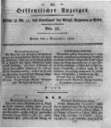 Oeffentlicher Anzeiger. 1820.09.05 Nro.36