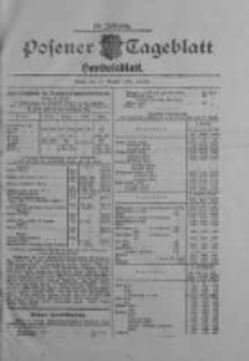 Posener Tageblatt. Handelsblatt 1909.08.27 Jg.48