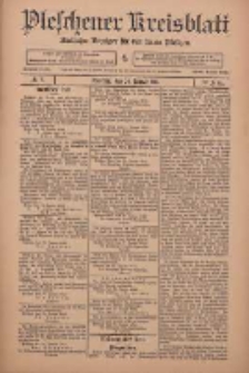 Pleschener Kreisblatt: Amtlicher Anzeiger für den Kreis Pleschen 1911.01.28 Jg.59 Nr8