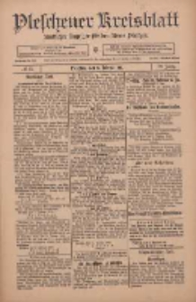 Pleschener Kreisblatt: Amtlicher Anzeiger für den Kreis Pleschen 1911.02.08 Jg.59 Nr11