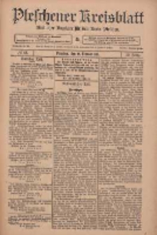 Pleschener Kreisblatt: Amtlicher Anzeiger f&uuml;r den Kreis Pleschen 1911.02.15 Jg.59 Nr13