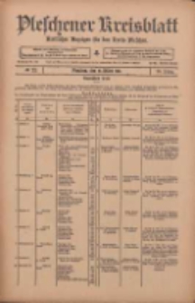 Pleschener Kreisblatt: Amtlicher Anzeiger f&uuml;r den Kreis Pleschen 1911.03.15 Jg.59 Nr21